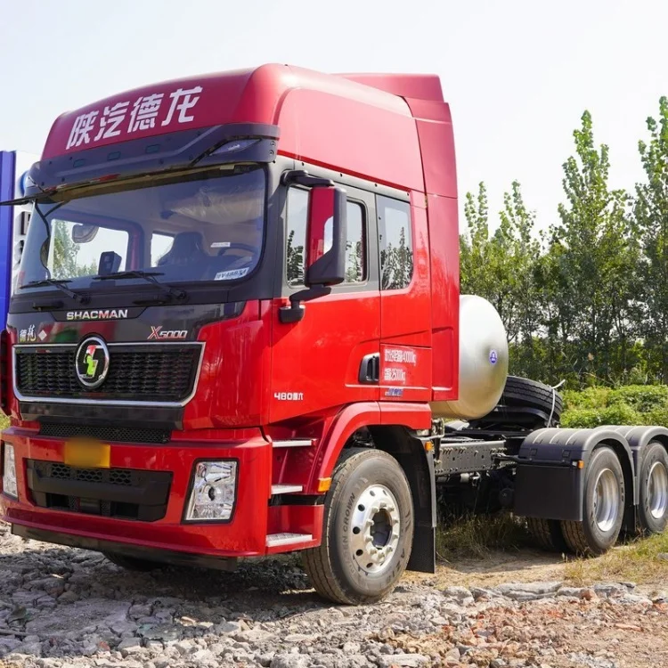 Несколько лошадиных сил Shacman Delong X5000 CNG LNG Diesel 6*4 б/у грузовик с головкой евро 6 тягач