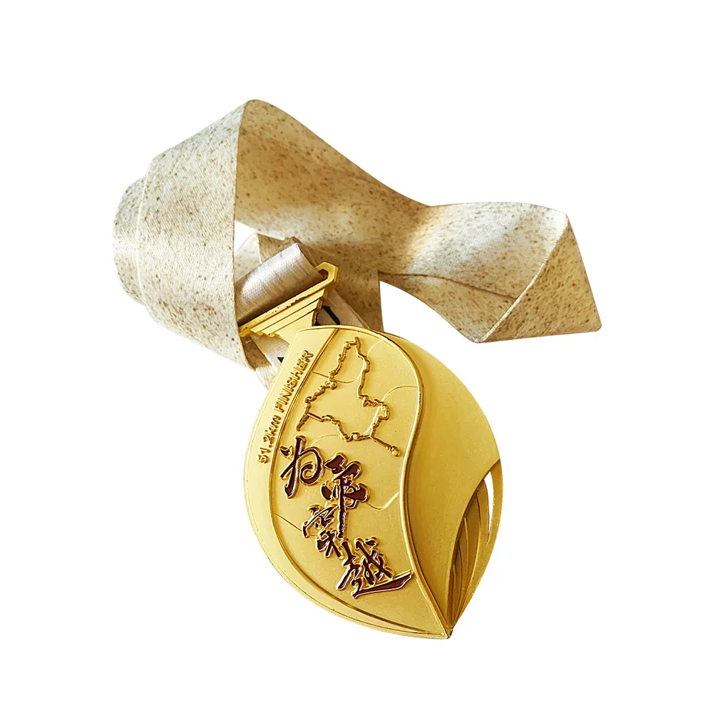 Corporate Honor Authorized Modern Fashionable Custom Metal Medals Custom Enamel Pin Die Cut Alloy with Carved Design