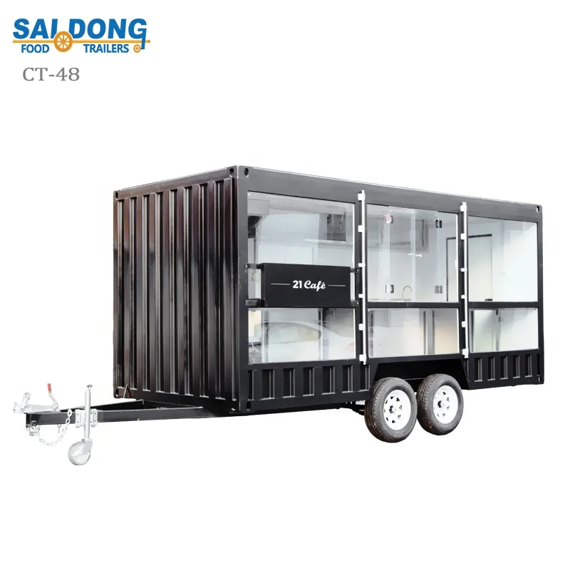 Mobile Kitchen Bus/Outdoor Food Trailer / Electric Coffee Cart