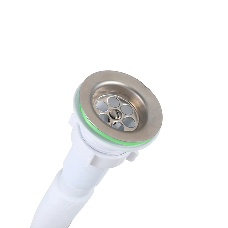 High Temperature Insulating Durable Plastic Bathtub Drain Hoses Flexible Drain Pipe