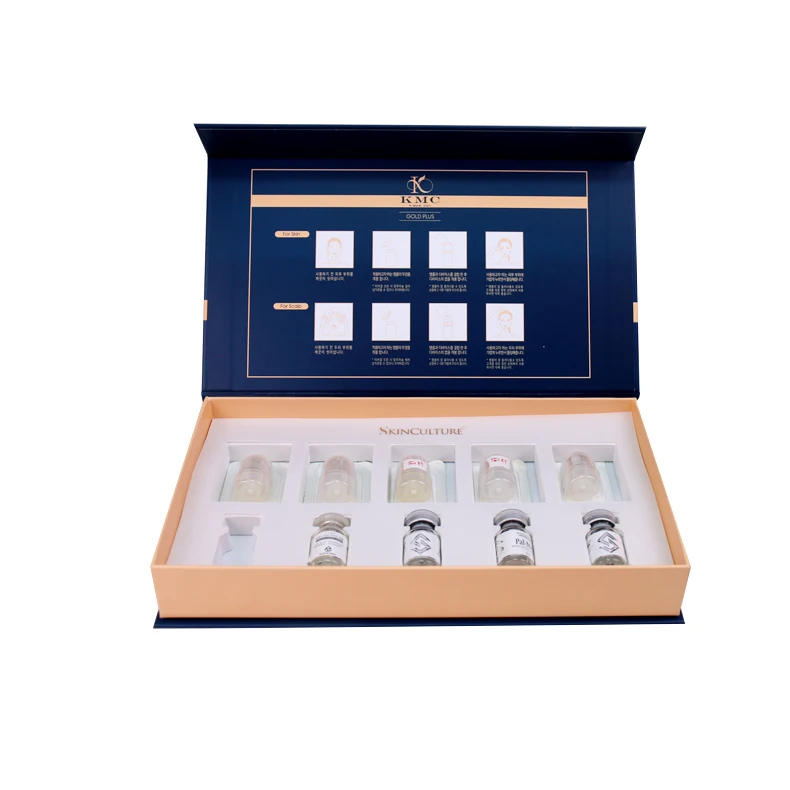 Custom Logo Printed Premium Branded Cosmetics Packaging Skincare Hyaluronic acid serum set box