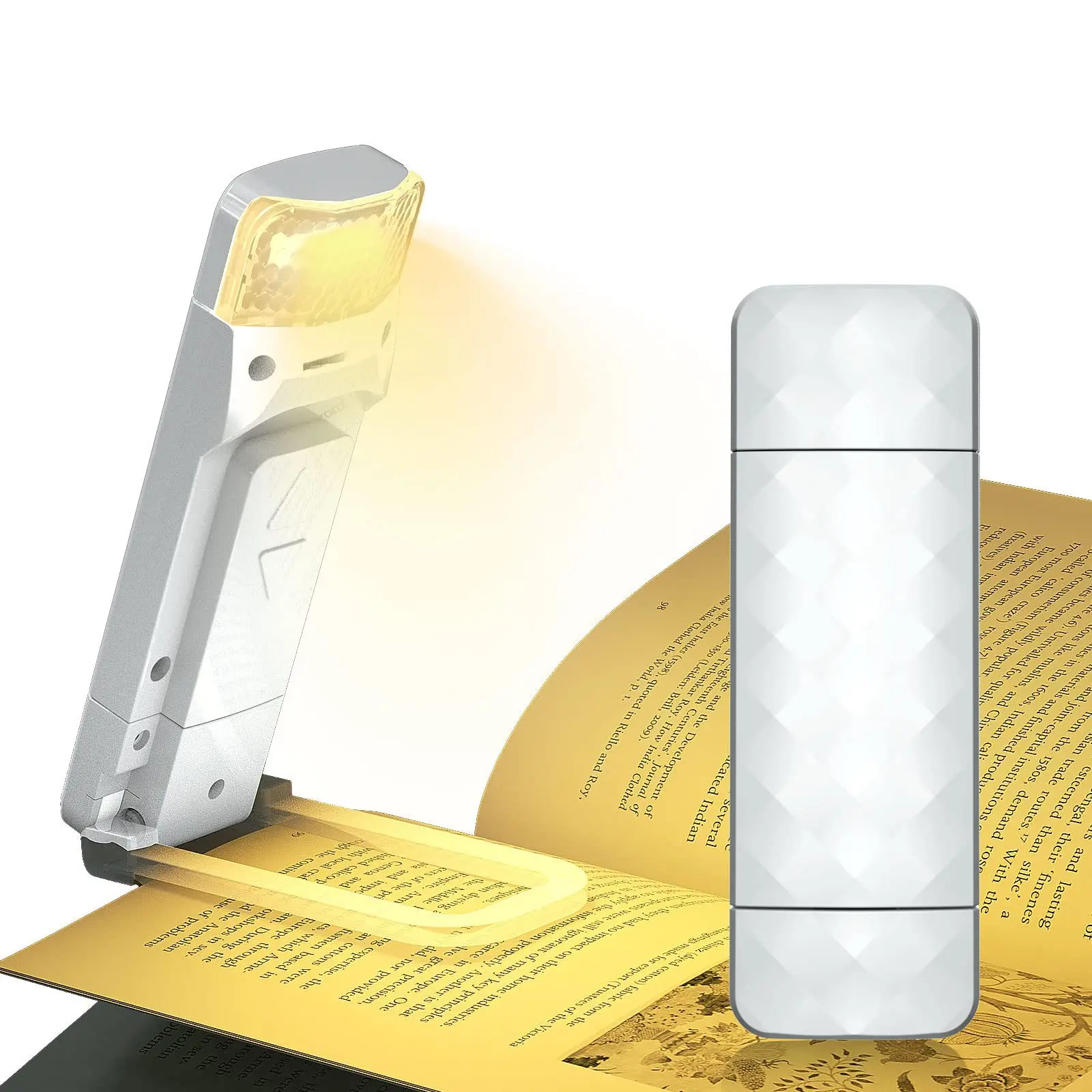 Мини-USB перезаряжаемая яркость регулируемая идеальная Закладка кровать лампа для чтения