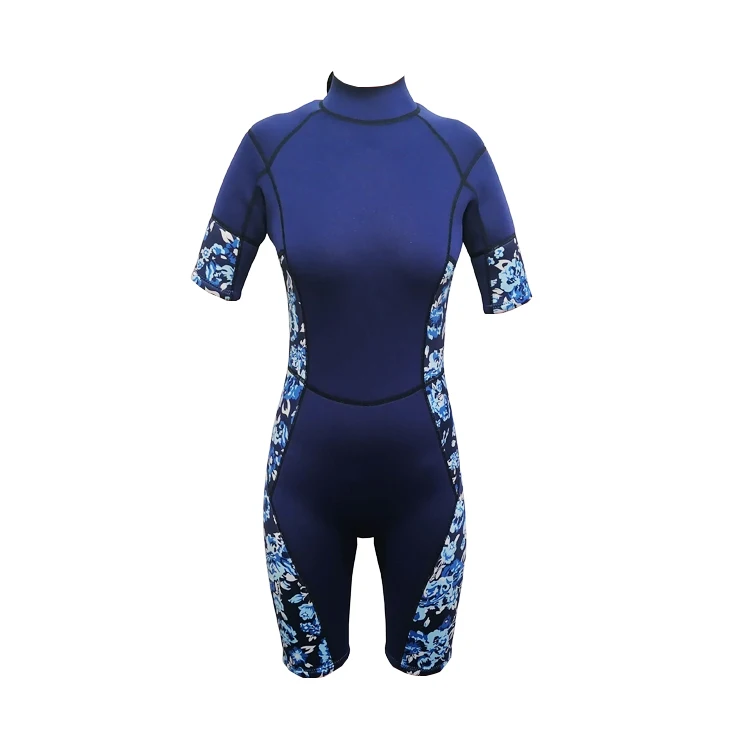 Custom Size China Cheap New Wetsuit Women Print 3mm Neoprene Diving Surfing Zipper Wetsuit