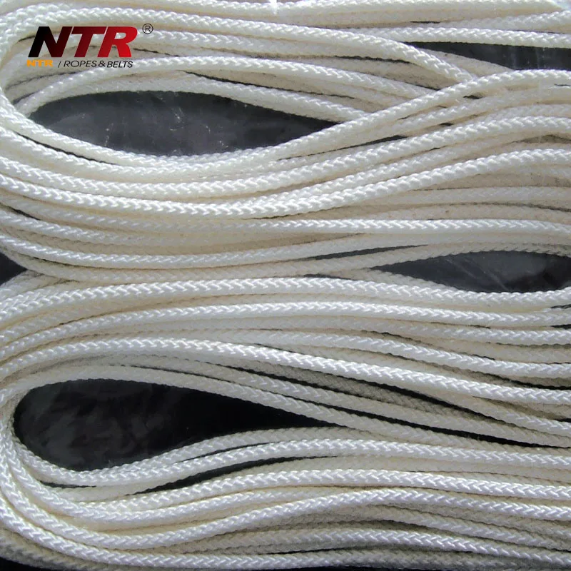 NTR High quality 3mm 4mm 5mm 6mm polyester braided rope