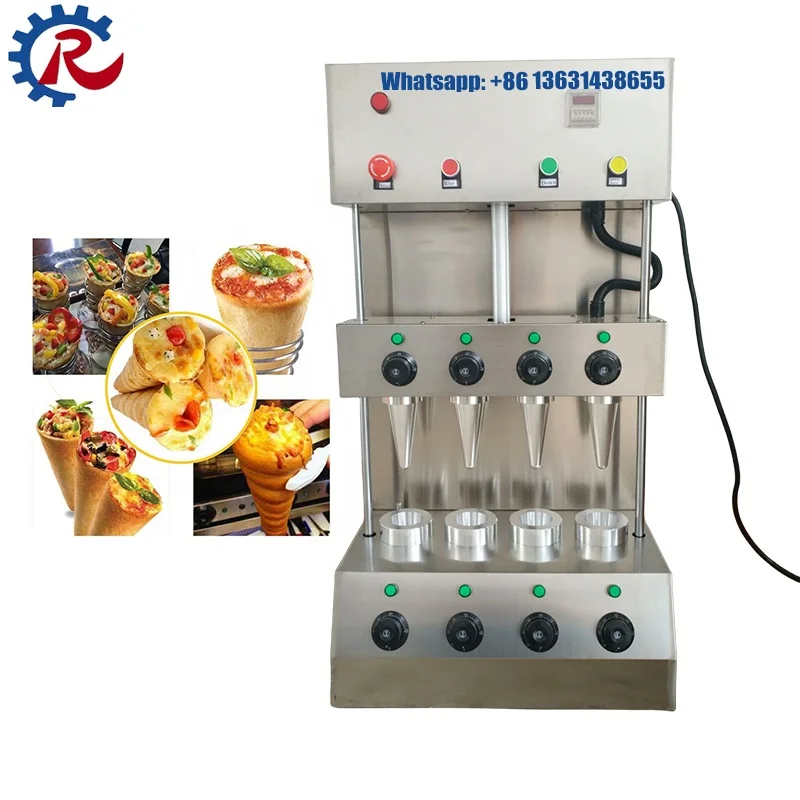 Ruiya 2023 Factory Direct Supply Automatic Pizza Cone Oven/Pizza Cone Maker/Pizza Cone Vending Machine with CE for Sale