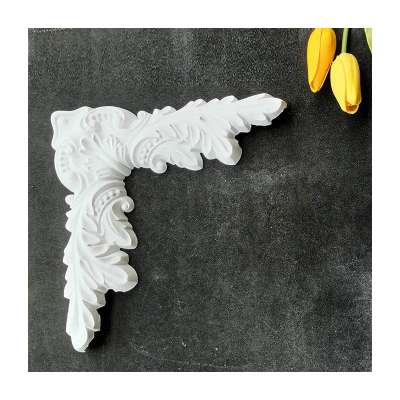 Decorative frame corners Factory price Polyurethane foam wall panel corner moulding Interior decor