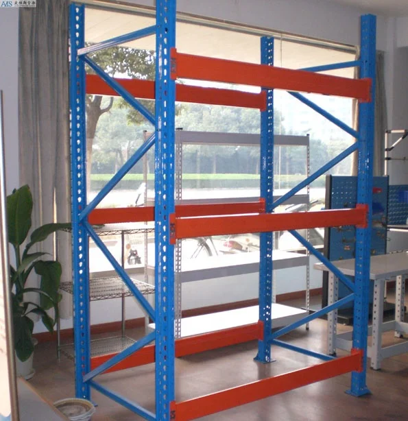 50.8mm pitch Teardrop racking pallet racks- Racking for chemicals and cement
