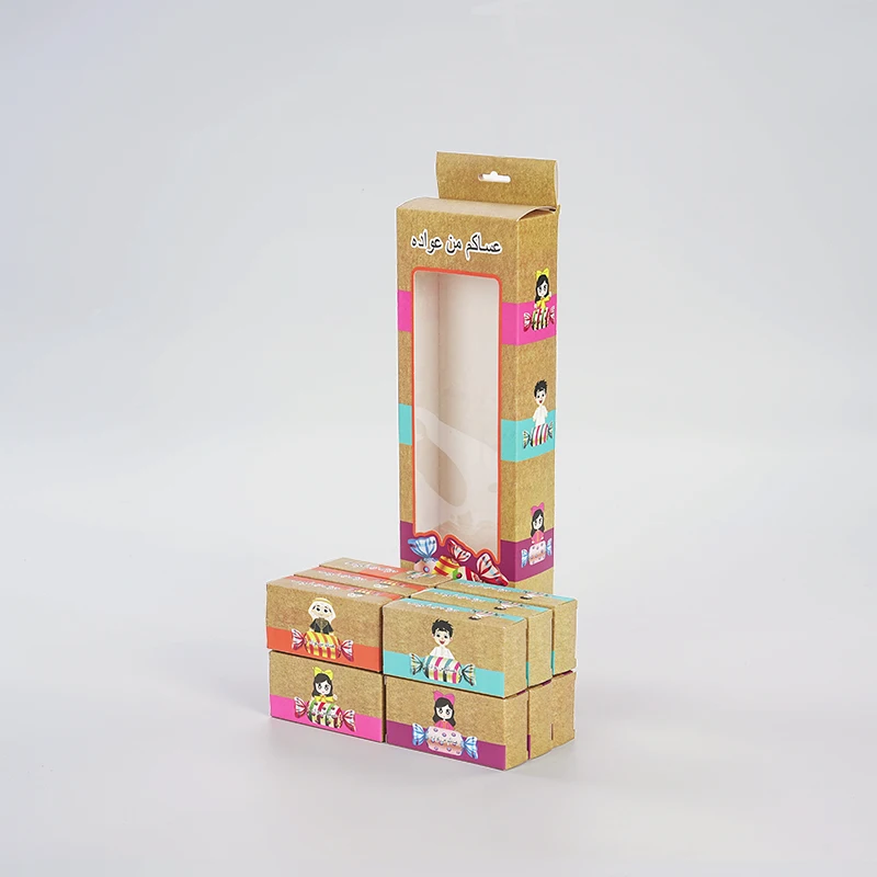 The latest manufacturers wholesale kraft paper lovely drawer candy box party holiday food gift packaging boxTH-A-117