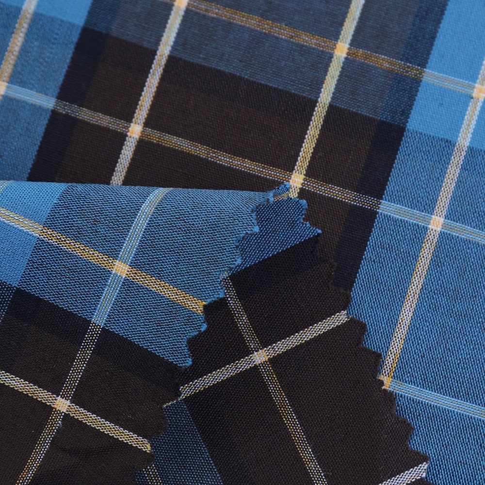 
cheap price yarn dyed shirting fabrics 100 cotton for man 