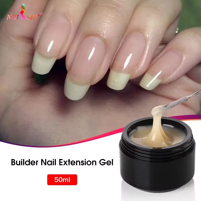 Neiss Custom LOGO Gel Builder in a bottle be infilled Soak Off Removal Quick Extension Easy Apply Gel sculpting gel