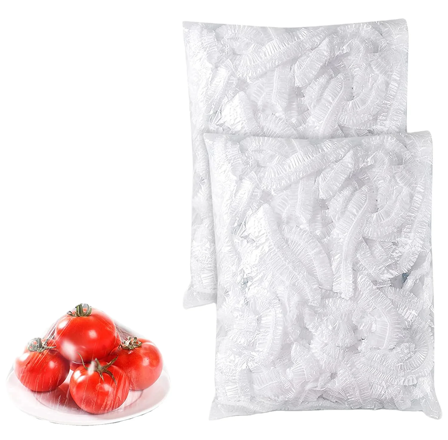 Large Size 22 inch Food Cover Plastic Wrap Elastic Food Lids For Fruit Bowls Cups Caps Storage Kitchen Fresh Keeping Saver Bag