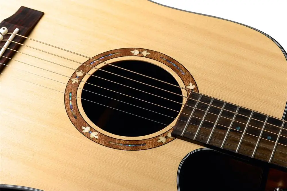 41 inch Electric Acoustic Guitar Solid spruce made in china with EQ acoustic guitar