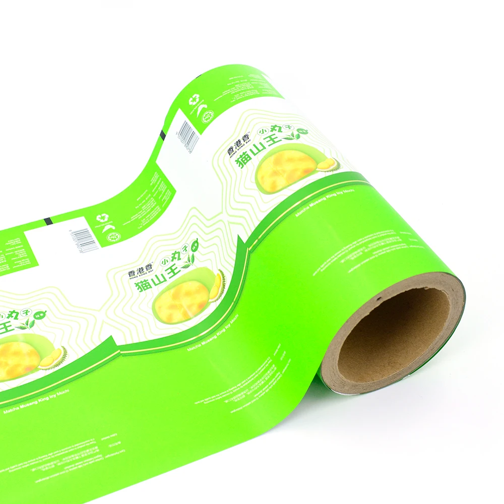Free Sample Laminated Material Rollstock Custom Printed Plastic Packaging Film Roll Mylar Sachet Food Foil Plastic Film Roll