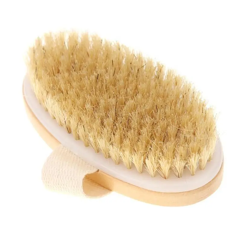 2023 hot sell Natural Bristle Brush Exfoliating massage bath brush Body Brushes