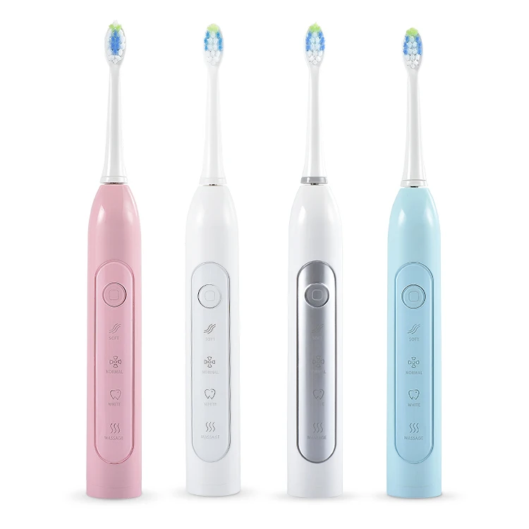 Nylon bristle double headed clever sonic teeth brush toothbrush