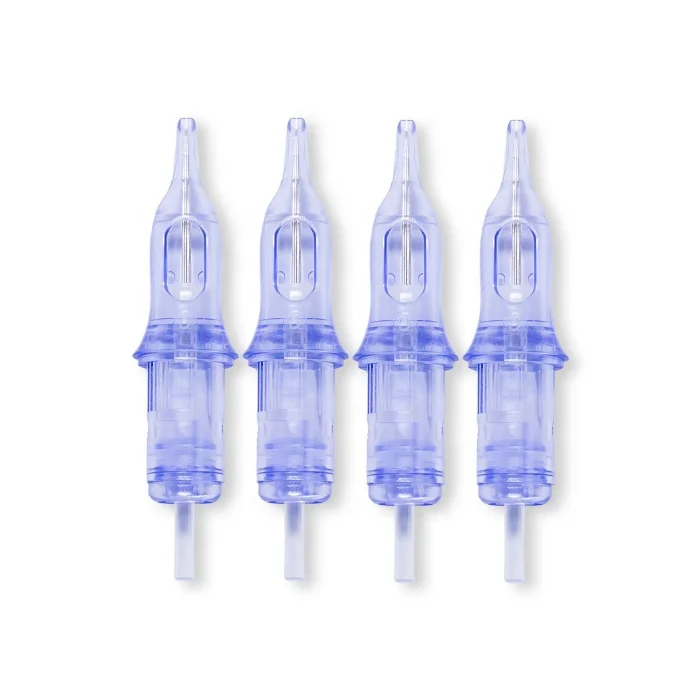 Professional Wholesale Multi-Size Sterile Tattoo Supplies Blue Universal Vertex Agulha De Tatuagem Tattoo Cartridge Needles