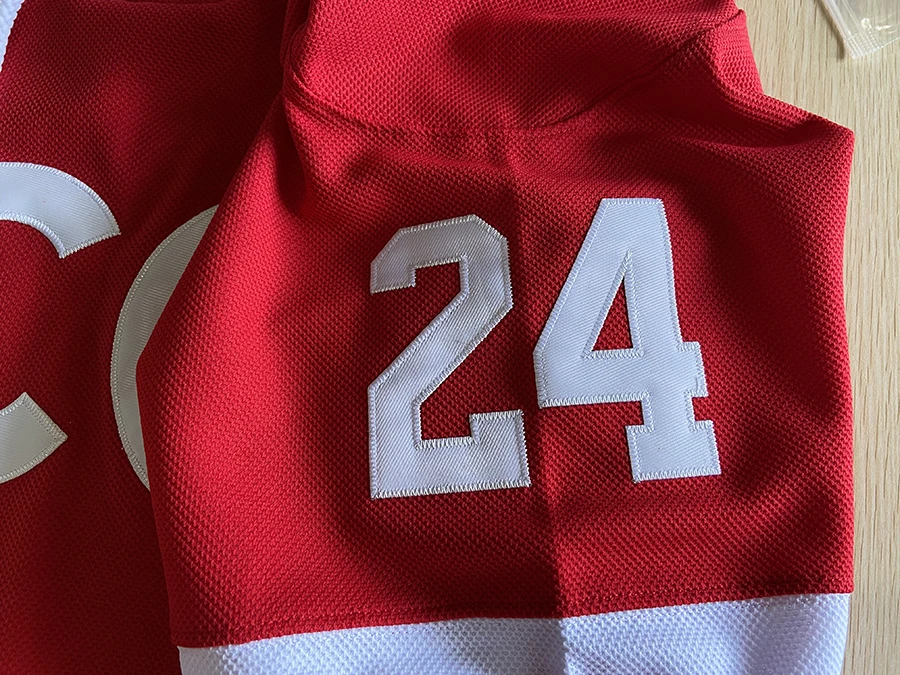 custom Tretiak CCP 24  Russia Red Ice Hockey Jersey  100% Stitched   youth  Hockey Jersey  S-3XL