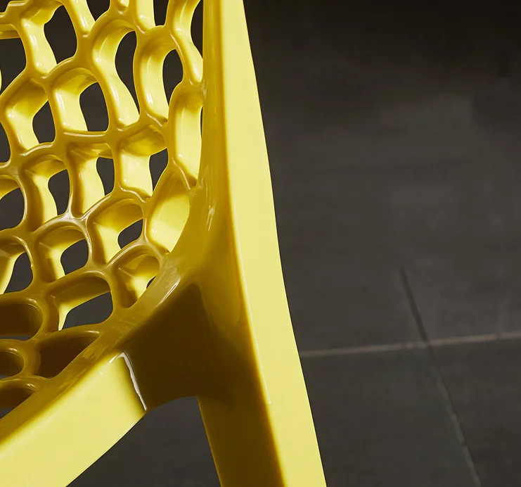 modern dining chair home furniture all PP made stackable plastic chairs seat cooling factory wholesale best quality and price