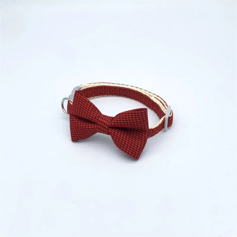 printing fabric dog collar bow tie, custom soft dog collar, pet decorative collar