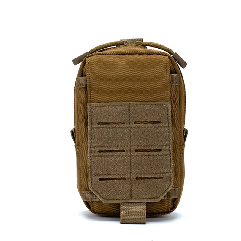 Waistband Double Laser Cut Molle Pouch Tactical EDC Belt Wait Bag Compact Outdoor Multipurpose Mobile Phone Holder
