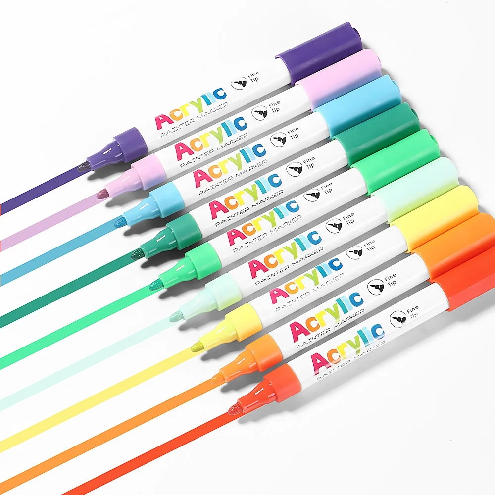 Wholesales Multi colors water-based acrylic paint markers paint markers for rock