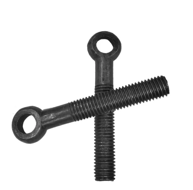 M10 Carbon Steel Black Oxide Eye/Swing Bolt Fine&Coarse Thread DIN 444