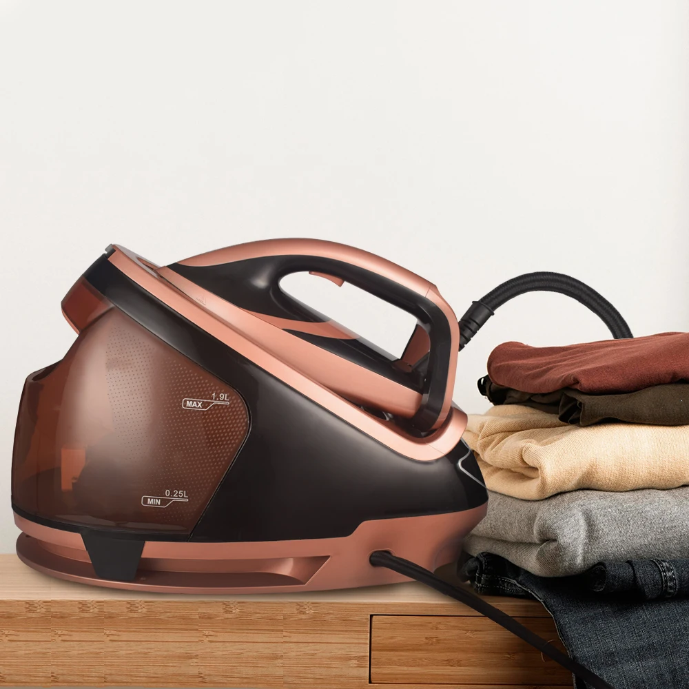 2800W Steam GENERATOR Ceramic Soleplate Vertical Clothes steam iron 7.5 Bar boilier