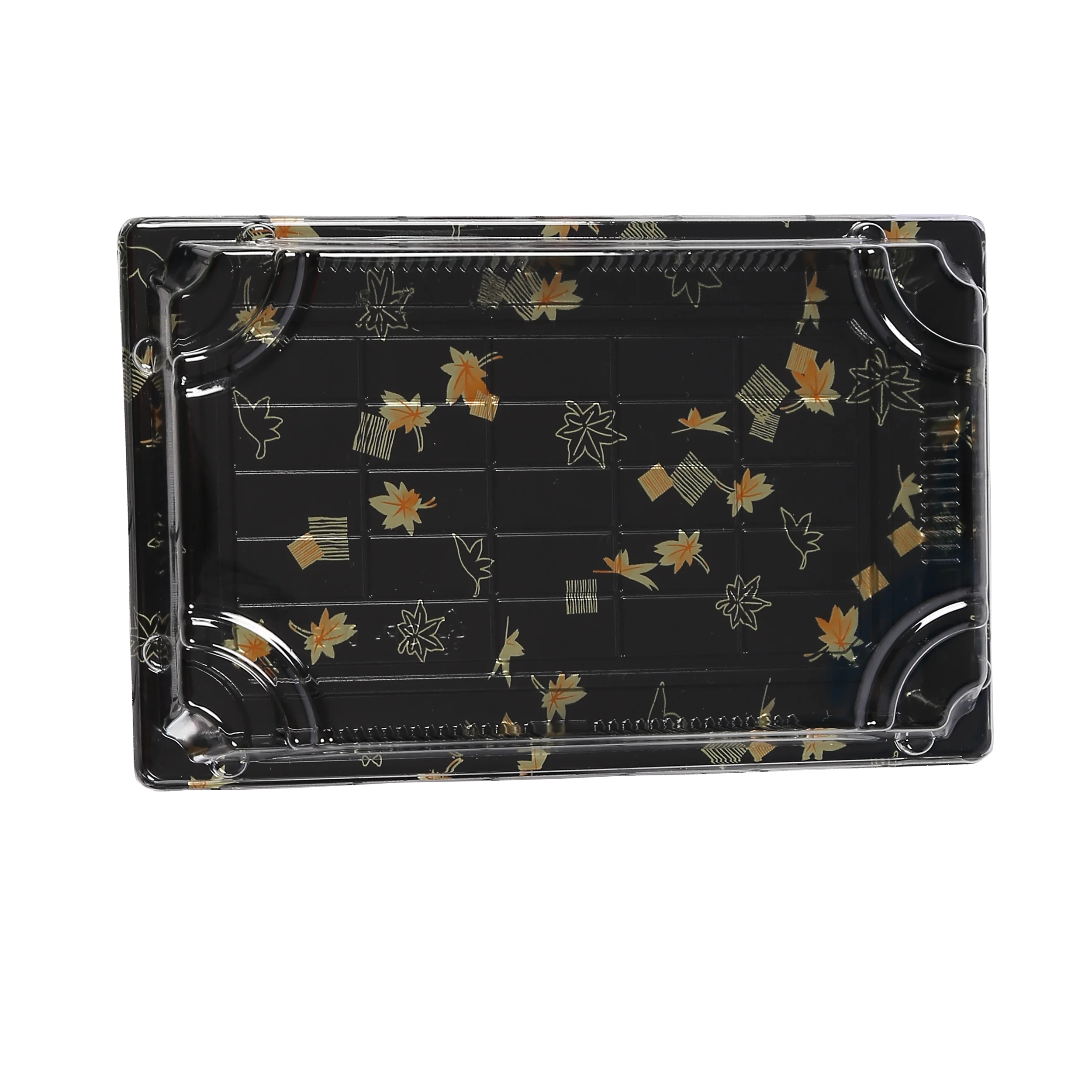 Sushi box disposable PET tray Sushi takeout packaging box recyclable plastic food container