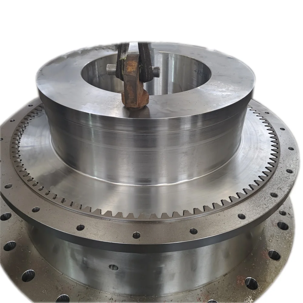 Manufacturer customized large diameter rigid coupling high quality forged steel large heavy coupling
