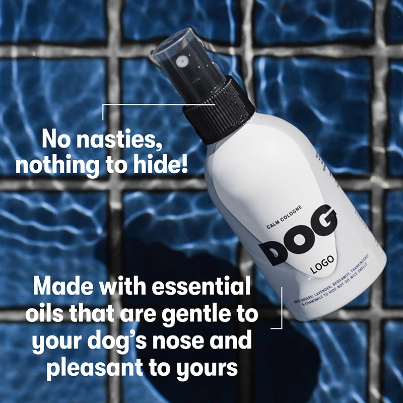 Private Label Calm Cologne Pet Skin Spray Lavender Chamomile Deodorizing Spray For Dog