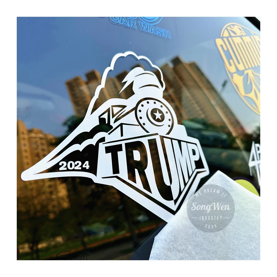 Uv Resist Cut Logo Vinyl Vehicle Anime Peeping Car Window letter Sticker Bumper Transfer Sticker Custom Windshield Decal For Car