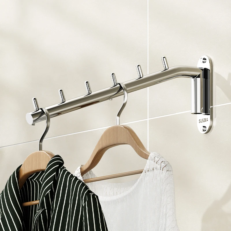 Wholesale Home Balcony Hanger Wall Hanger Multi functional Practical Activity Rod Storage Hanger 40cm/50cm/60cm Hanger