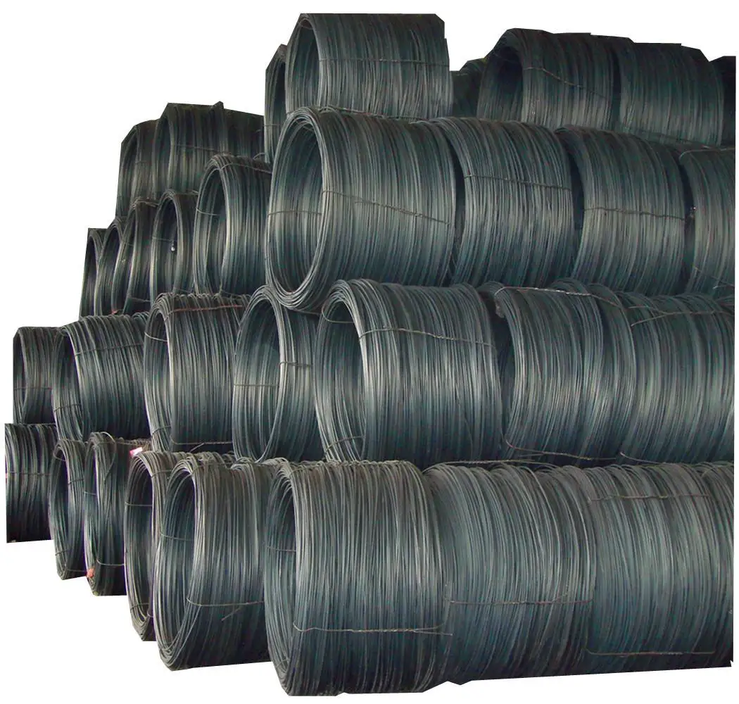 China supply price per kgs 1.0-5.5mm black Annealed soft hard SAE 1006 1008 low carbon Steel Wire Rod