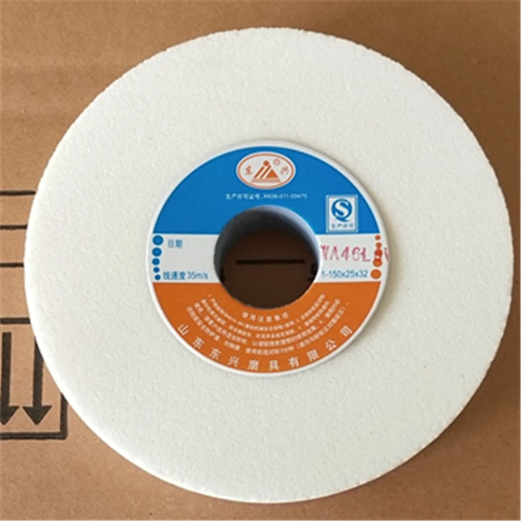 China Ceramic dish grinding wheel white color aluminium oxide