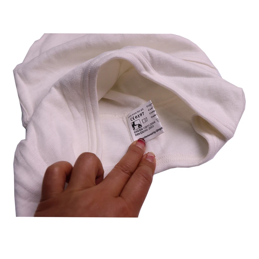 100% Nomex knitted fabric fire escape hood CE EN13911 fire fighter hood