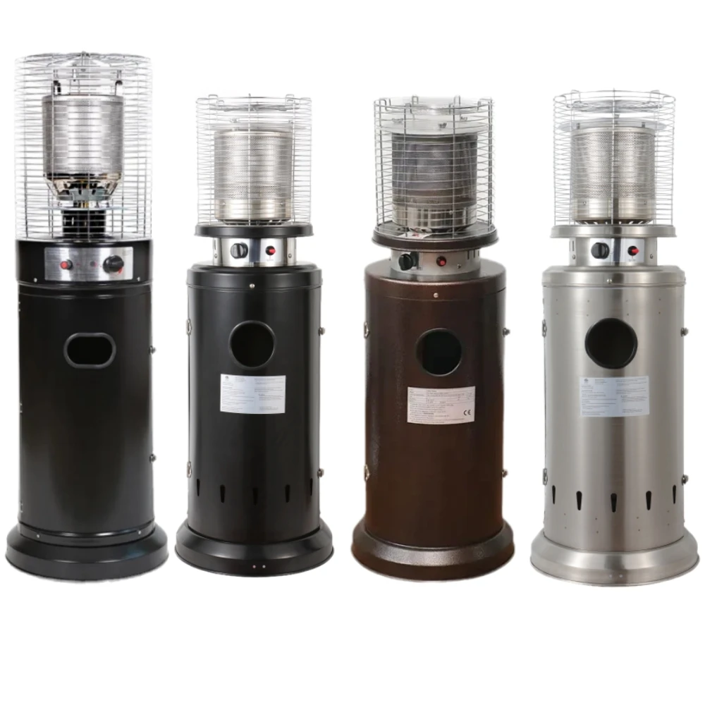Modern Outdoor Propane Gas Patio Heater Garden Terrace Factory Portable Restaurants Stainless Steel Iron Steel Material LPG Gas