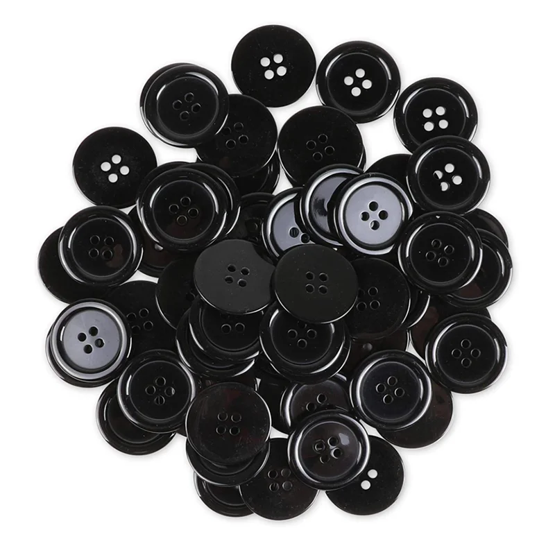 
Sewing Scrapbook and DIY Craft Buttons Sewing Resin Button Round 4 Hole Craft Button 