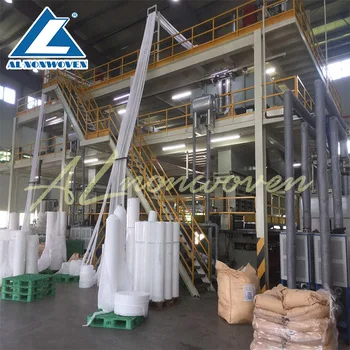 AL-  3200MM SS Medical Gowns Material Making Machine / PP Spunbond Nonwoven fabric production line