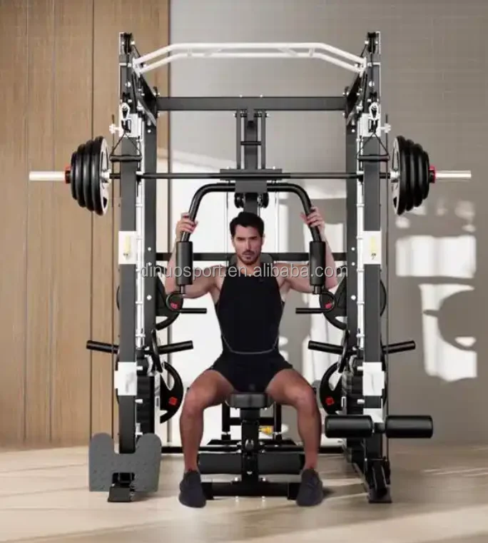 Factory Supplier home Cable Crossover Gym Machine Gym Equipment Squat Rack Power with 70kg Weight Stack