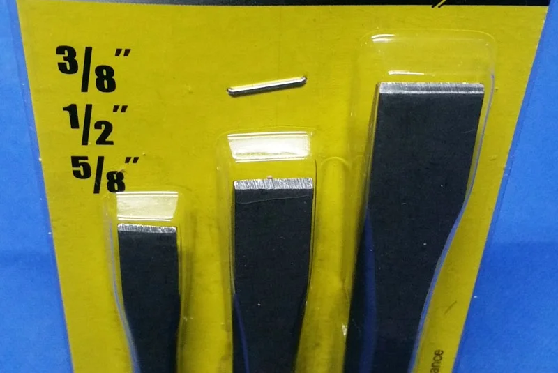 Durable Chrome Vanadium Steel 3-Piece Stone Work Cold Chisel Set