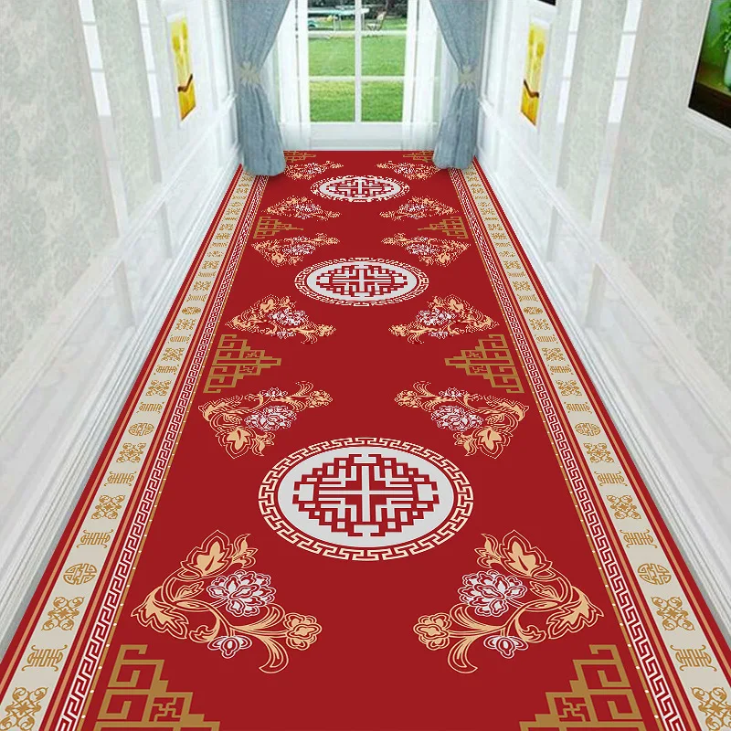 Custom OEM 3D Cutting Floor Mat Door Entrance Rugs Corridor Staircase Long Household Carpet 100% Polyester Hotel Corridor Mat