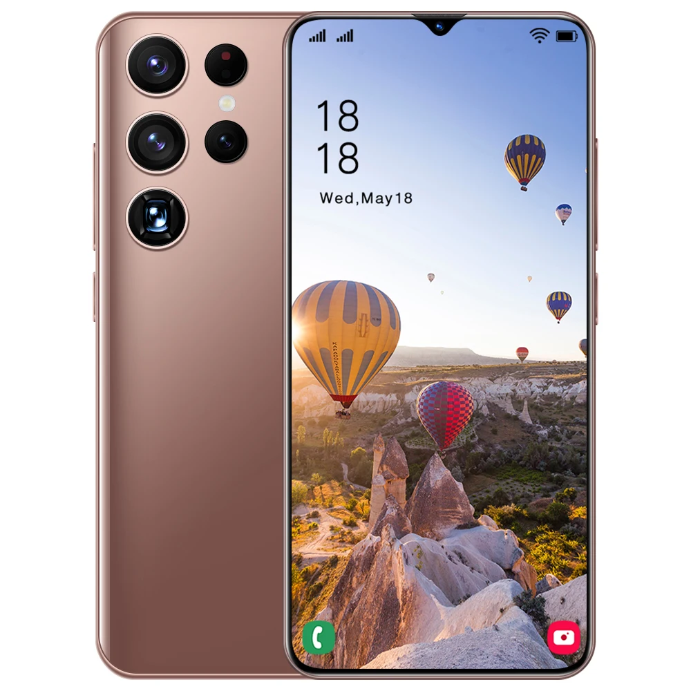 S22 orignal mobile version разблокированный смартфон 10 ядер 5 г пусть телефон HD screen face ID мобильный