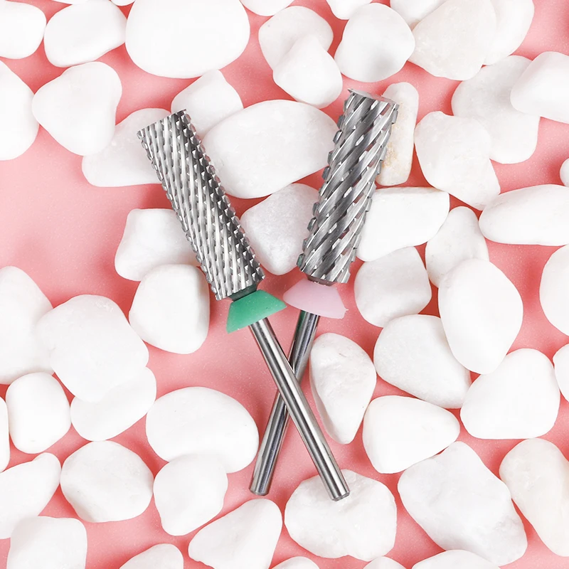 Nail Factory Supplies High Quality Deliver Fast Nail Bits Box Package Custom Tungsten Carbide Small Barrel Nail Drill Bit