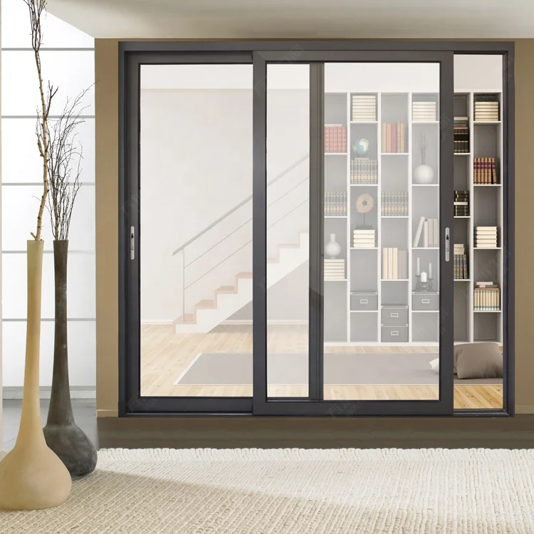 
WANJIA Waterproof aluminum sliding glass bedroom doors 