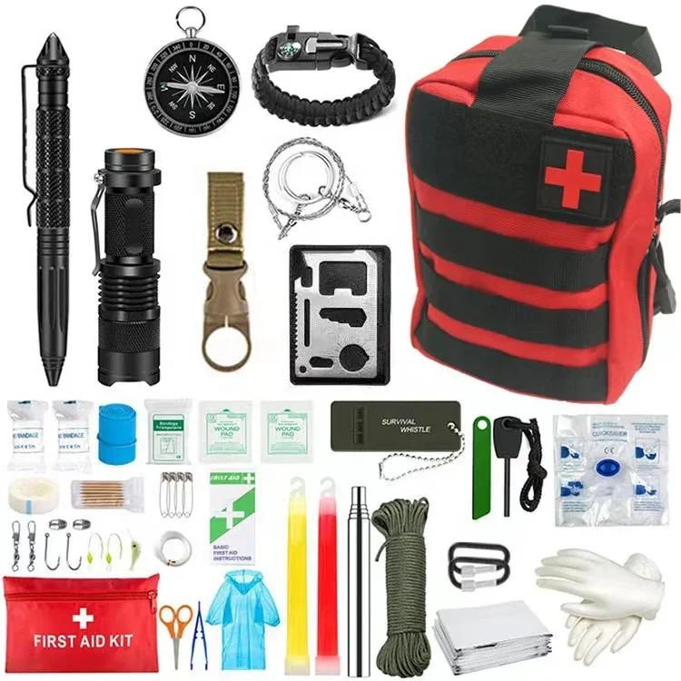 OEM ODM New 72 hour SOS First Aid Tactical Survival Kit Tool Bag for Natural Disasters