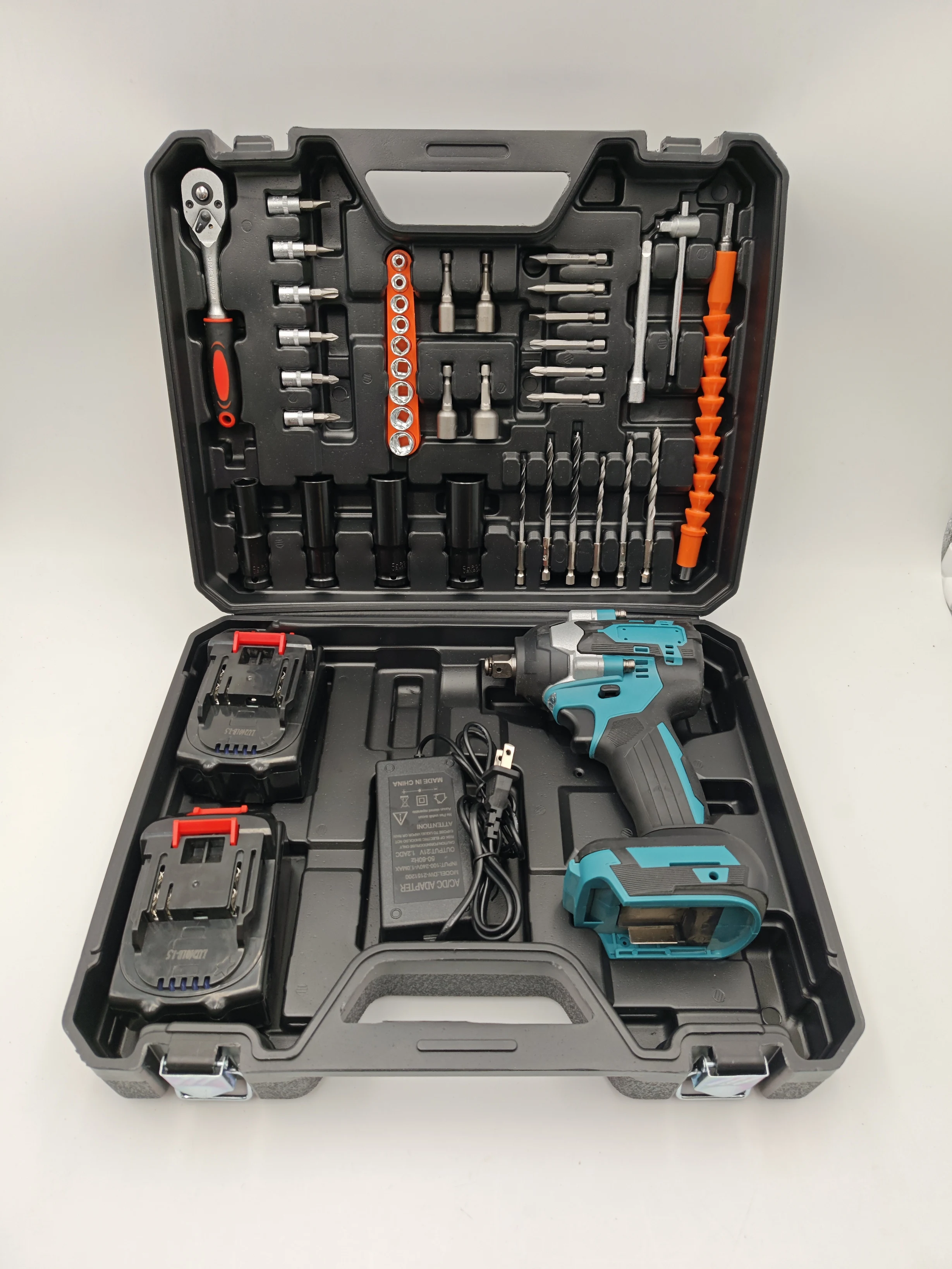 21-Volt Cordless Impact Wrench with LI-Ion Battery DIY Grade Brushless Motor Home Use-Pneumatic Pipe Hydraulic Power Wrenches