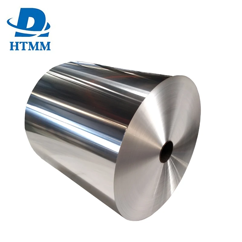 Customized Thickness of  Recyclable Aluminum Foil 3003 8011 Jumbo Roll For Making Food Packaging