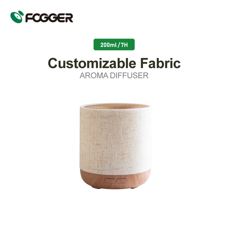 200ML Waterproof cloth coating Soft night lamp Fabric Ultrasonic Machine Aromatherapy For Hotel Decoration