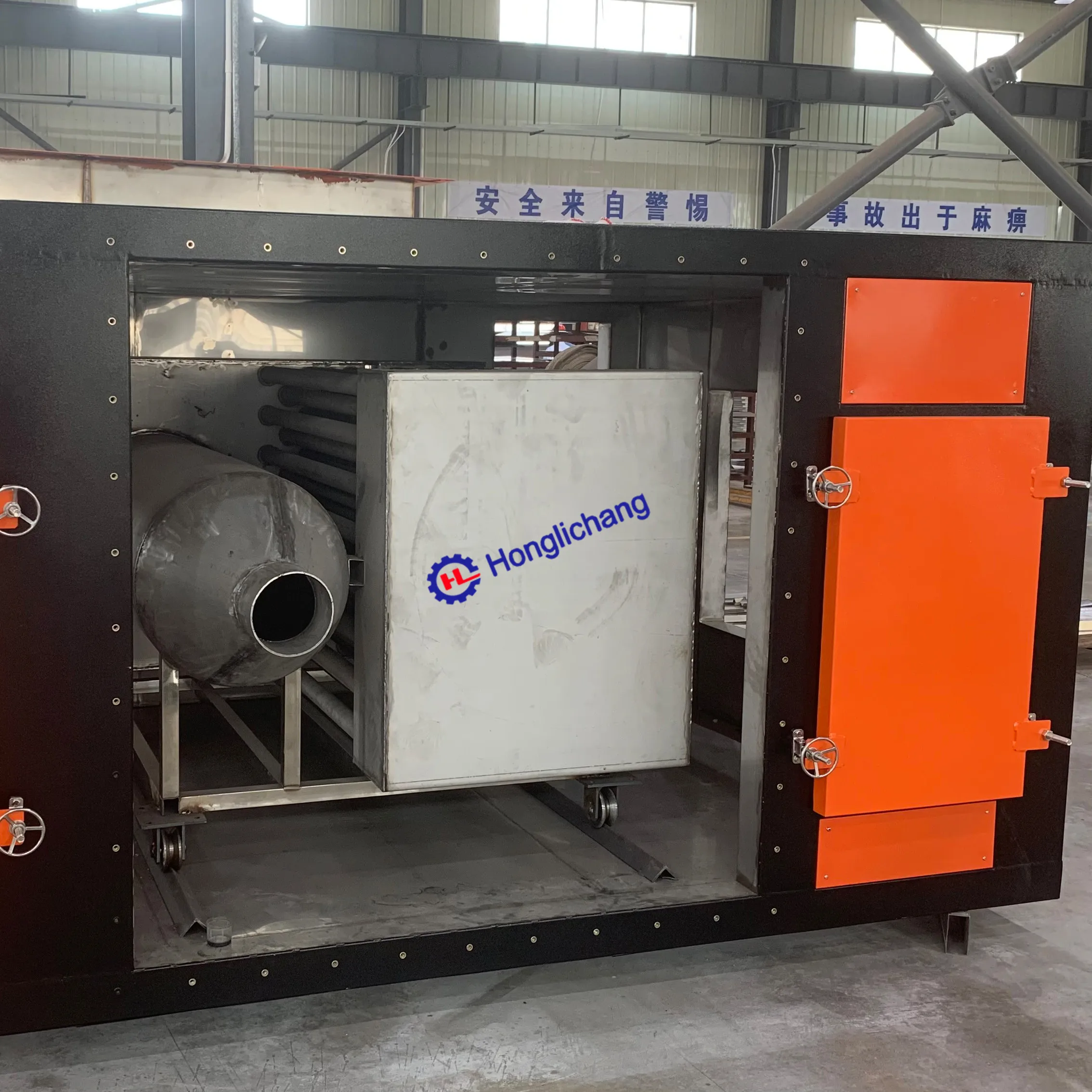 Latex Glove Manufacturing Convective Oven Heating Furnace Combustion Chamber with Hot Air Circulating for Direct Heat Transfer