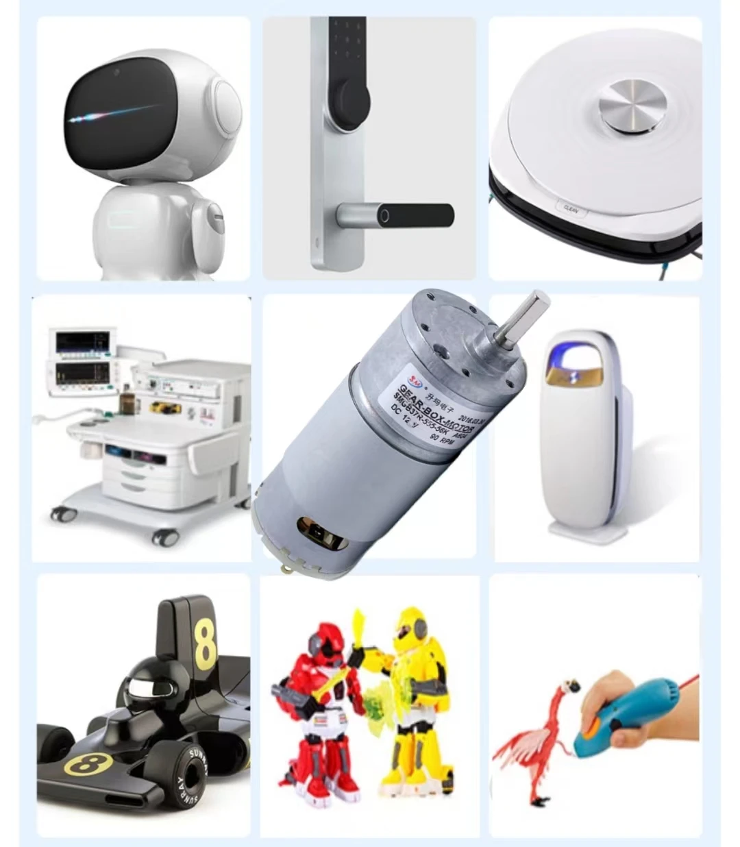 37-555 Micro DC Gear Motor 24V 90rpm Small Gear Reduction Motor Mechanical Monitoring Equipment Gearbox Motors